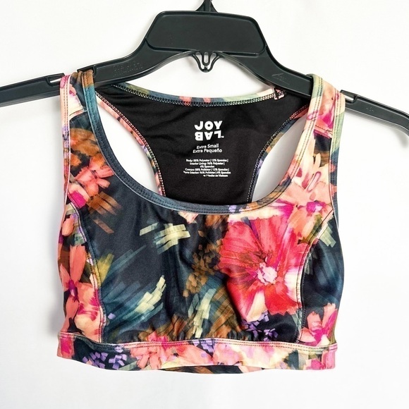 Joy Lab Floral Active Sports Bra - Picture 1 of 3